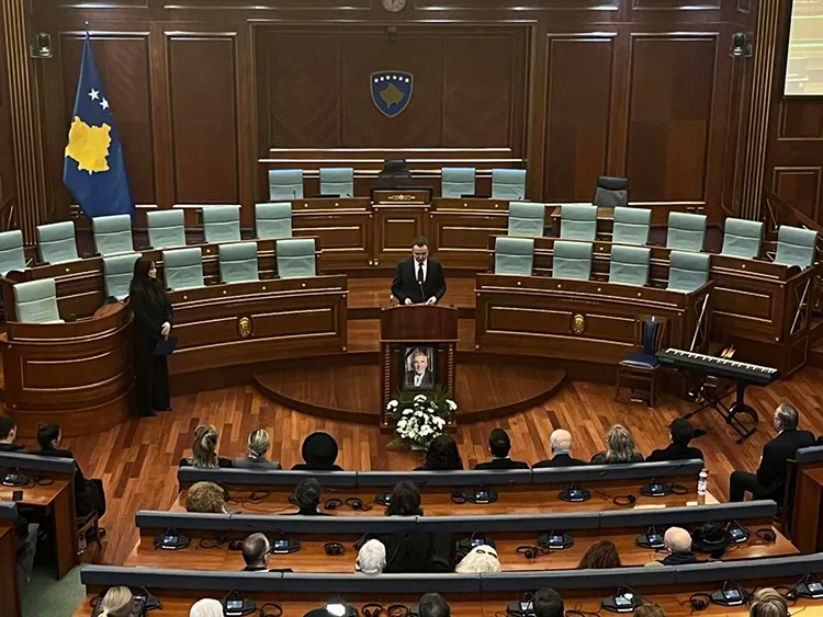 Fjalimin i Albin Kurtit në akademinë përkujtimore te Nexhat Dacit
