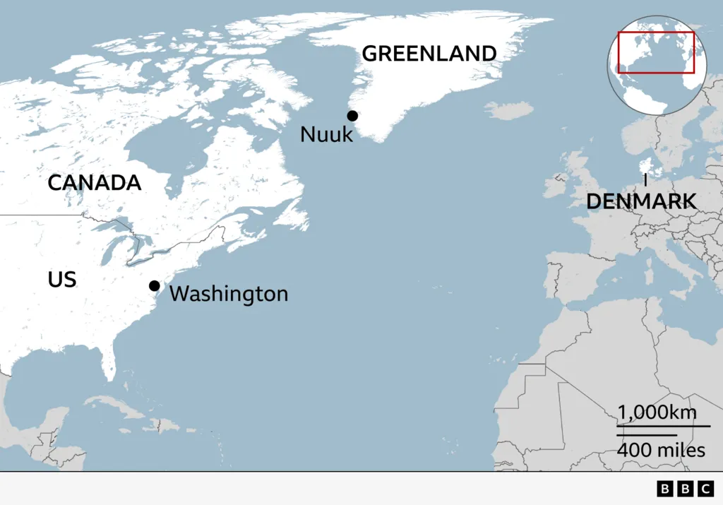 Grenlanda harta map