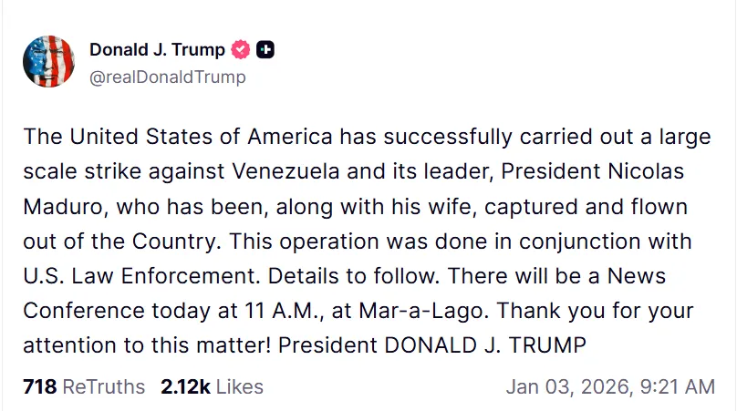 trump truth social